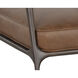 Damien Vintage Caramel Leather Lounge Chair